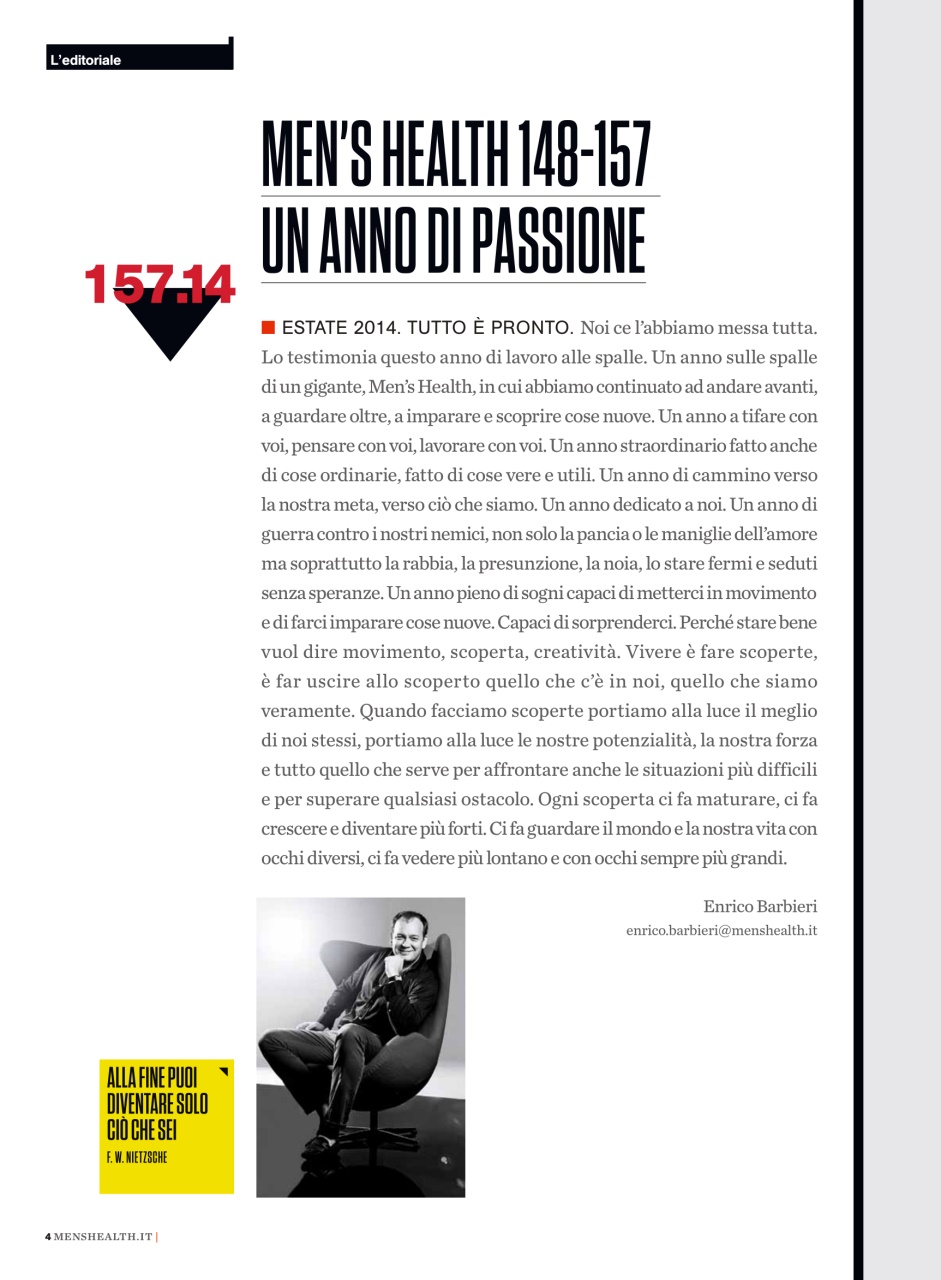 Men's Health Italia Preview Pages