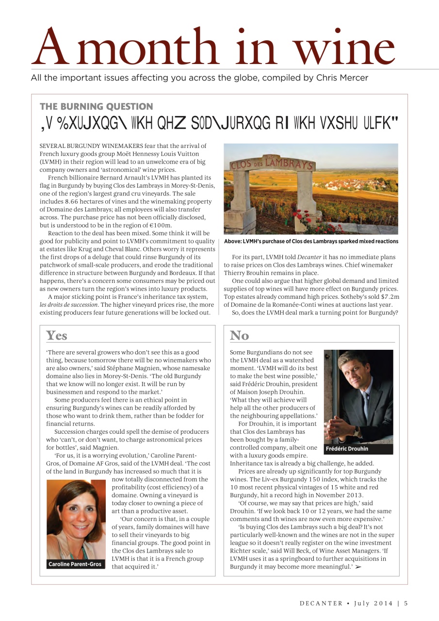 Decanter Preview Pages