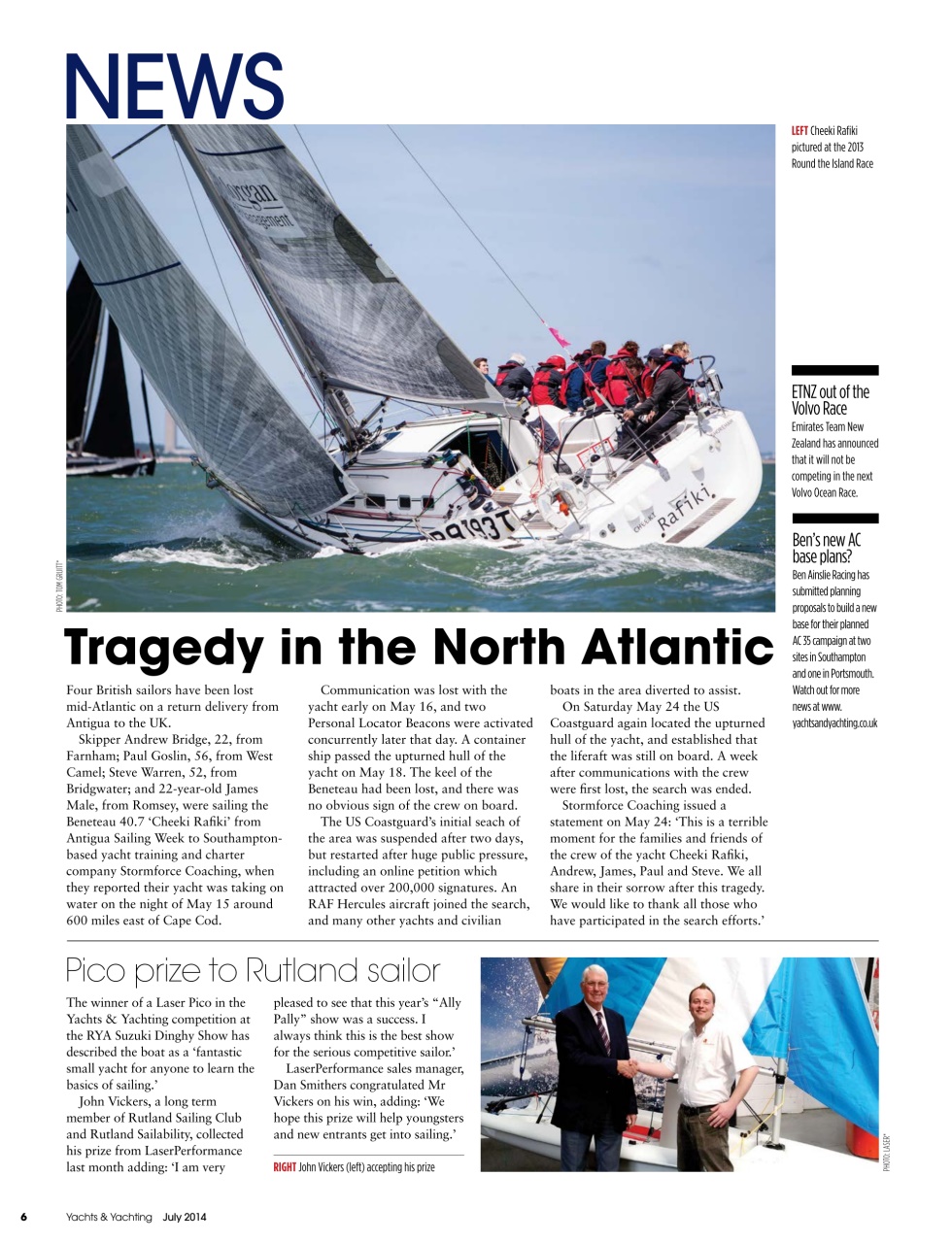 Yachts & Yachting Preview Pages