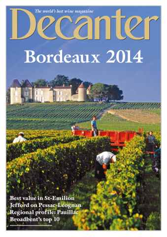 Decanter issue Bordeaux 2014