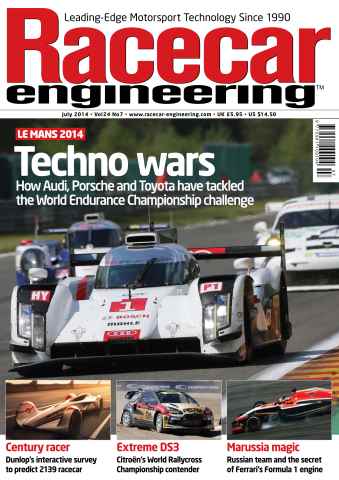 Racecar Engineering issue July 2014
