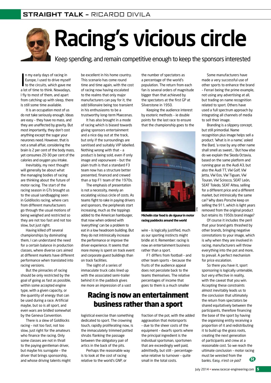 Racecar Engineering Preview Pages