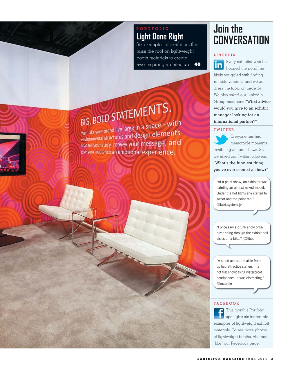 EXHIBITOR Magazine Preview Pages