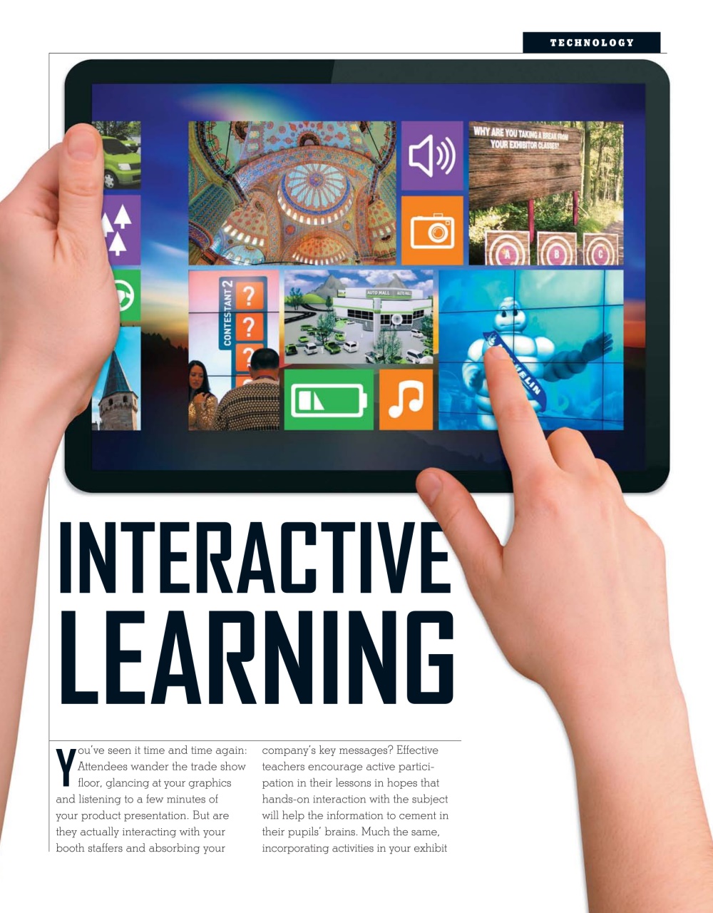 EXHIBITOR Magazine Preview Pages