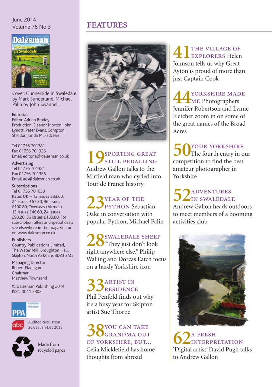 The Yorkshire Dalesman Preview Pages
