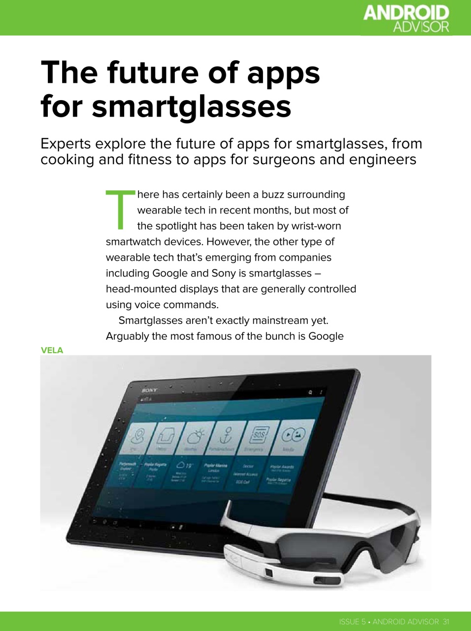 Android Advisor Preview Pages