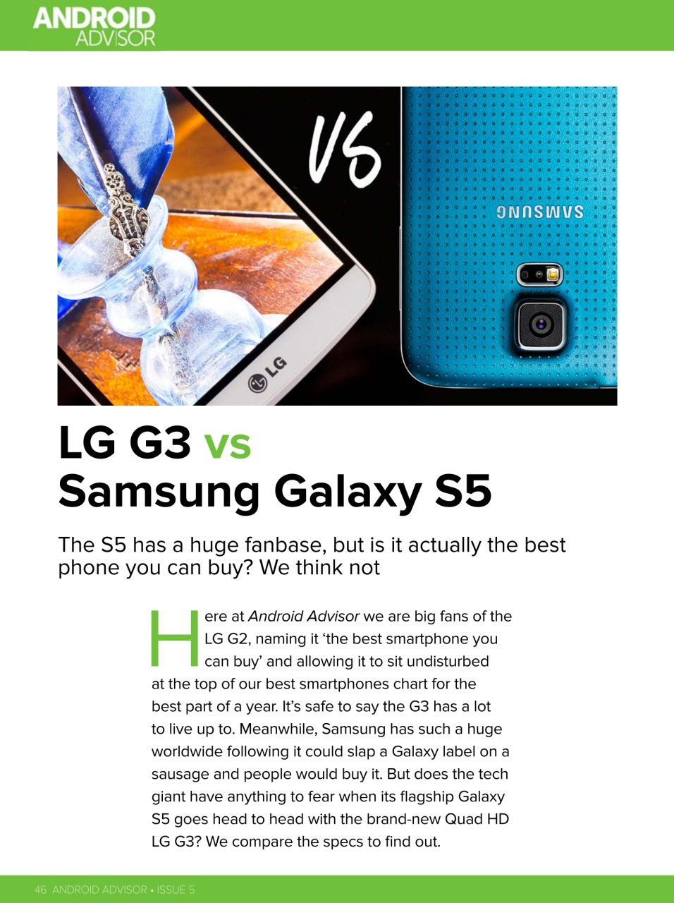 Android Advisor Preview Pages