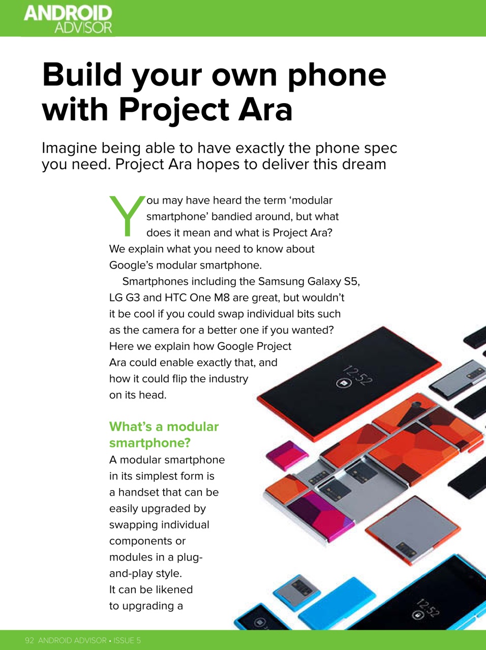 Android Advisor Preview Pages