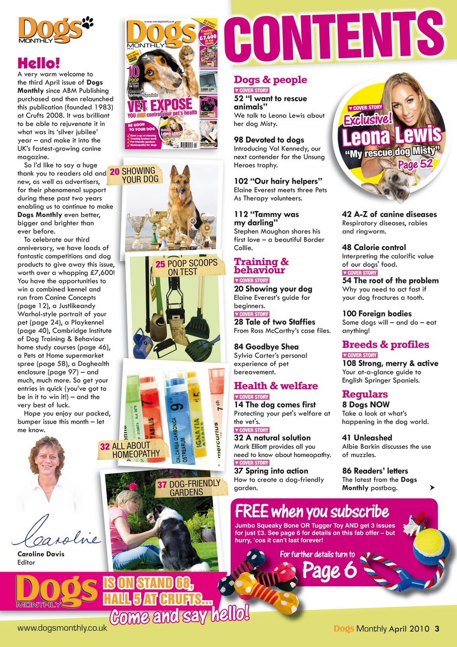 Dogs Monthly Preview Pages