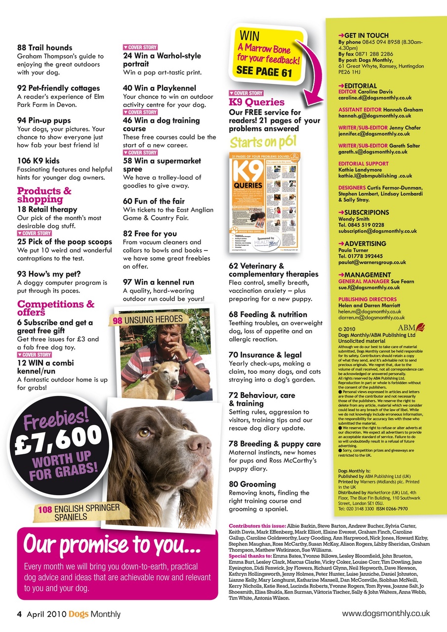 Dogs Monthly Preview Pages