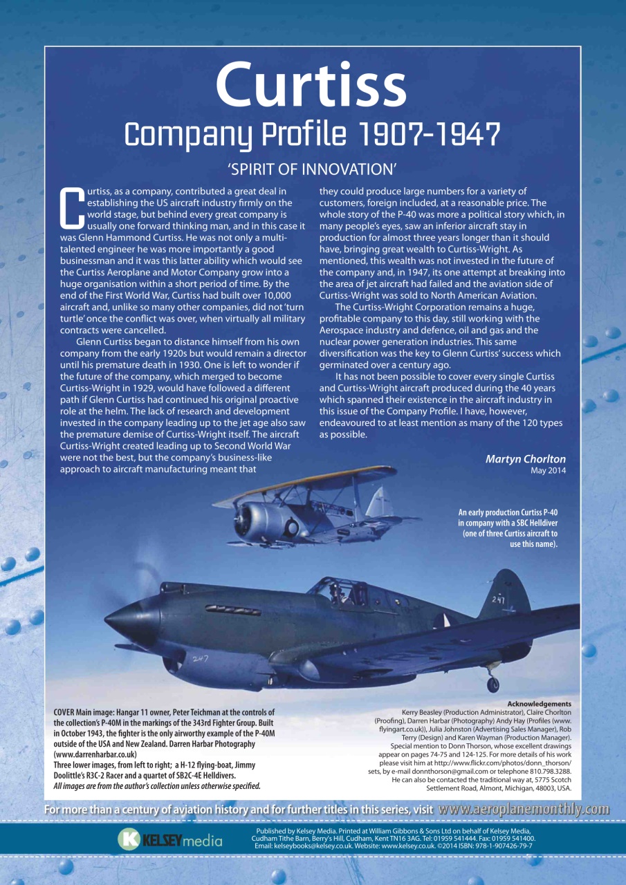 Aeroplane Company Profile Preview Pages
