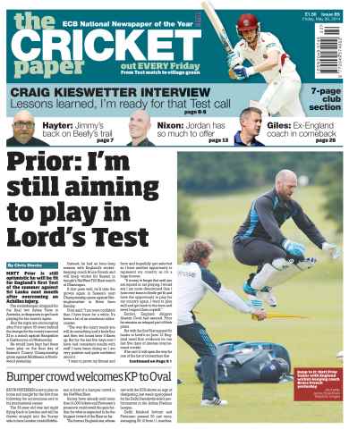 The Cricket Paper issue 30th May 2014