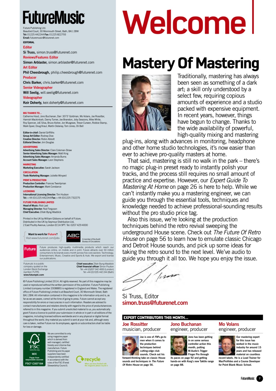 Future Music Preview Pages