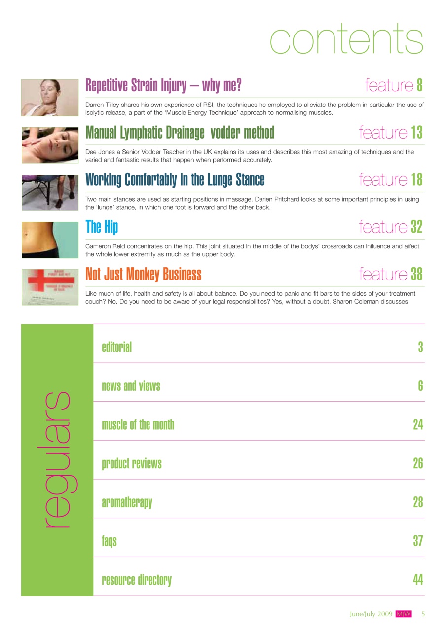 Massage World Preview Pages