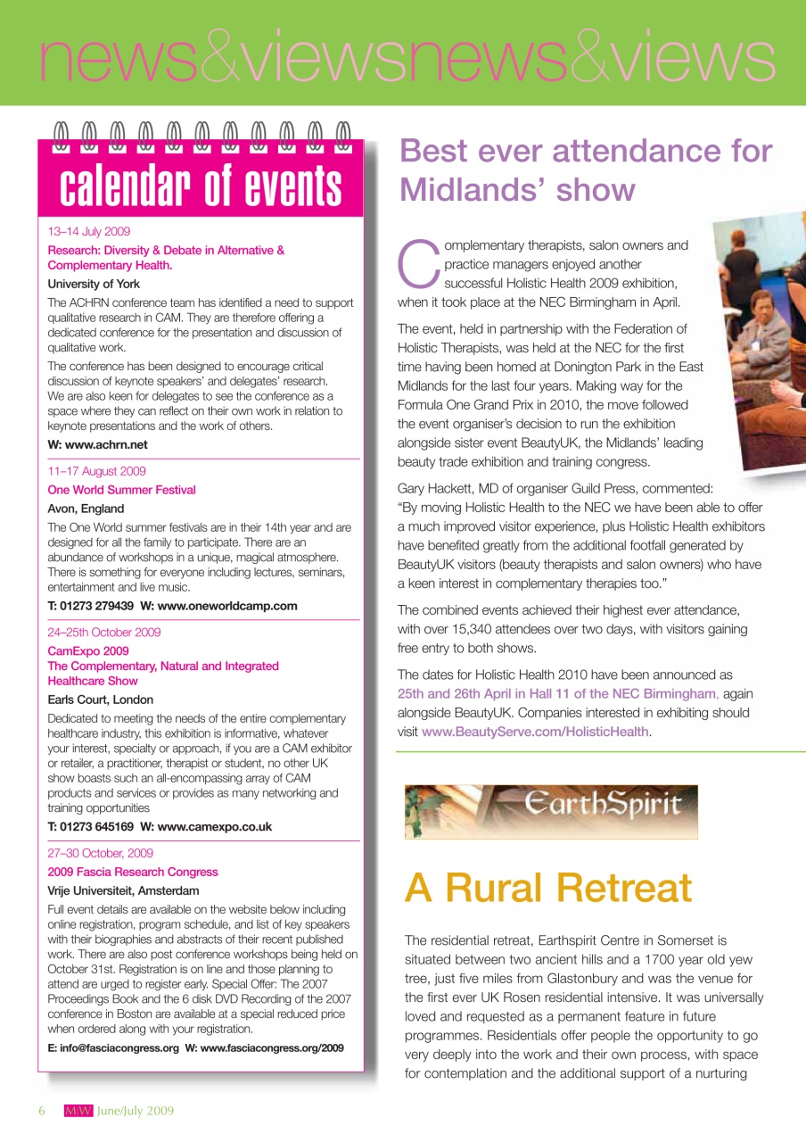 Massage World Preview Pages