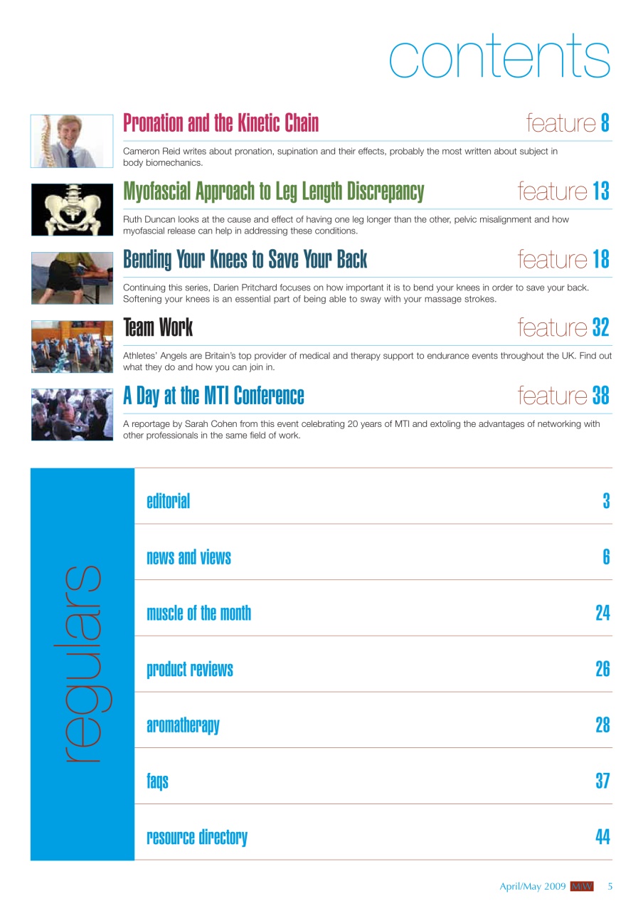 Massage World Preview Pages