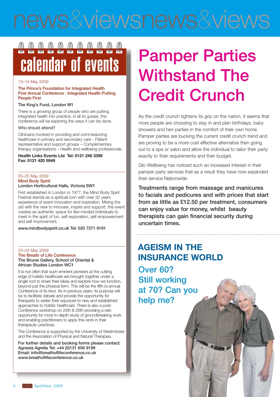 Massage World Preview Pages