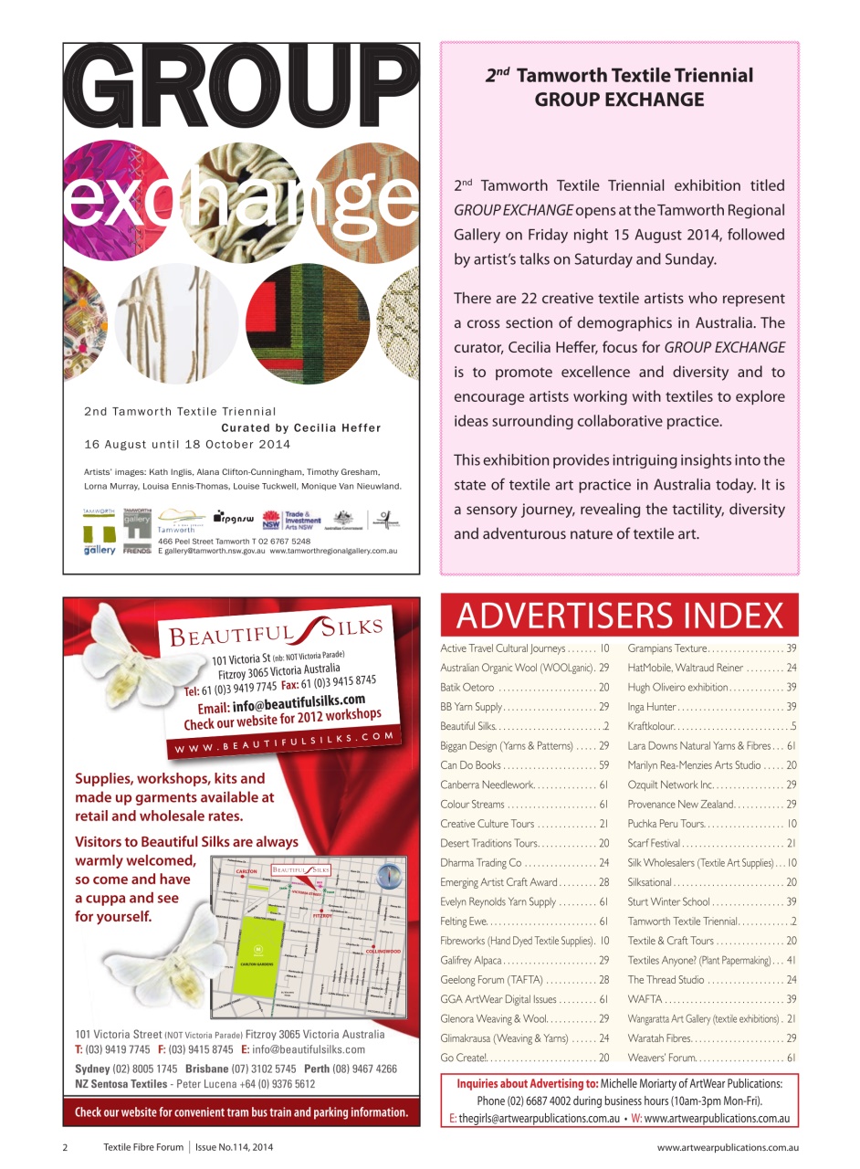 Textile Fibre Forum Preview Pages