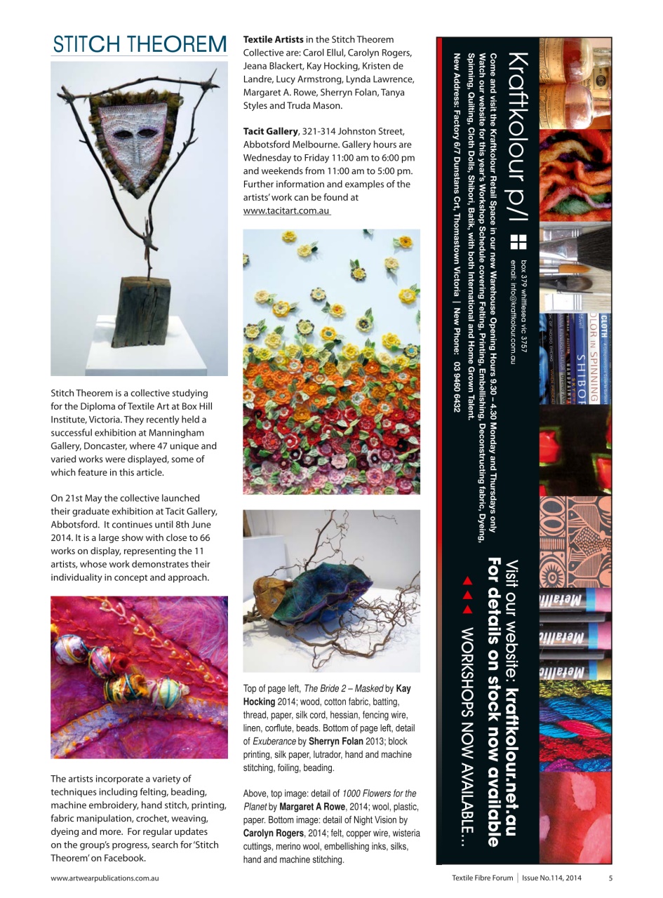 Textile Fibre Forum Preview Pages