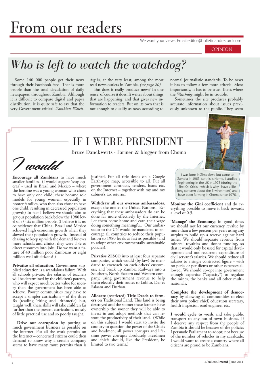 The Bulletin & Record Preview Pages