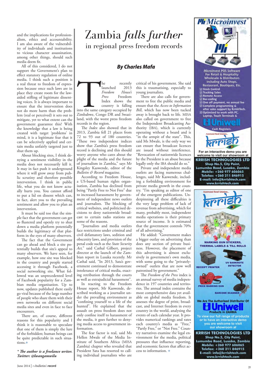 The Bulletin & Record Preview Pages