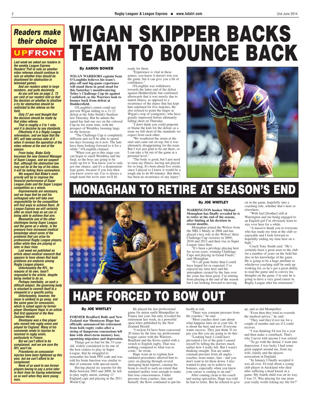 League Express Preview Pages
