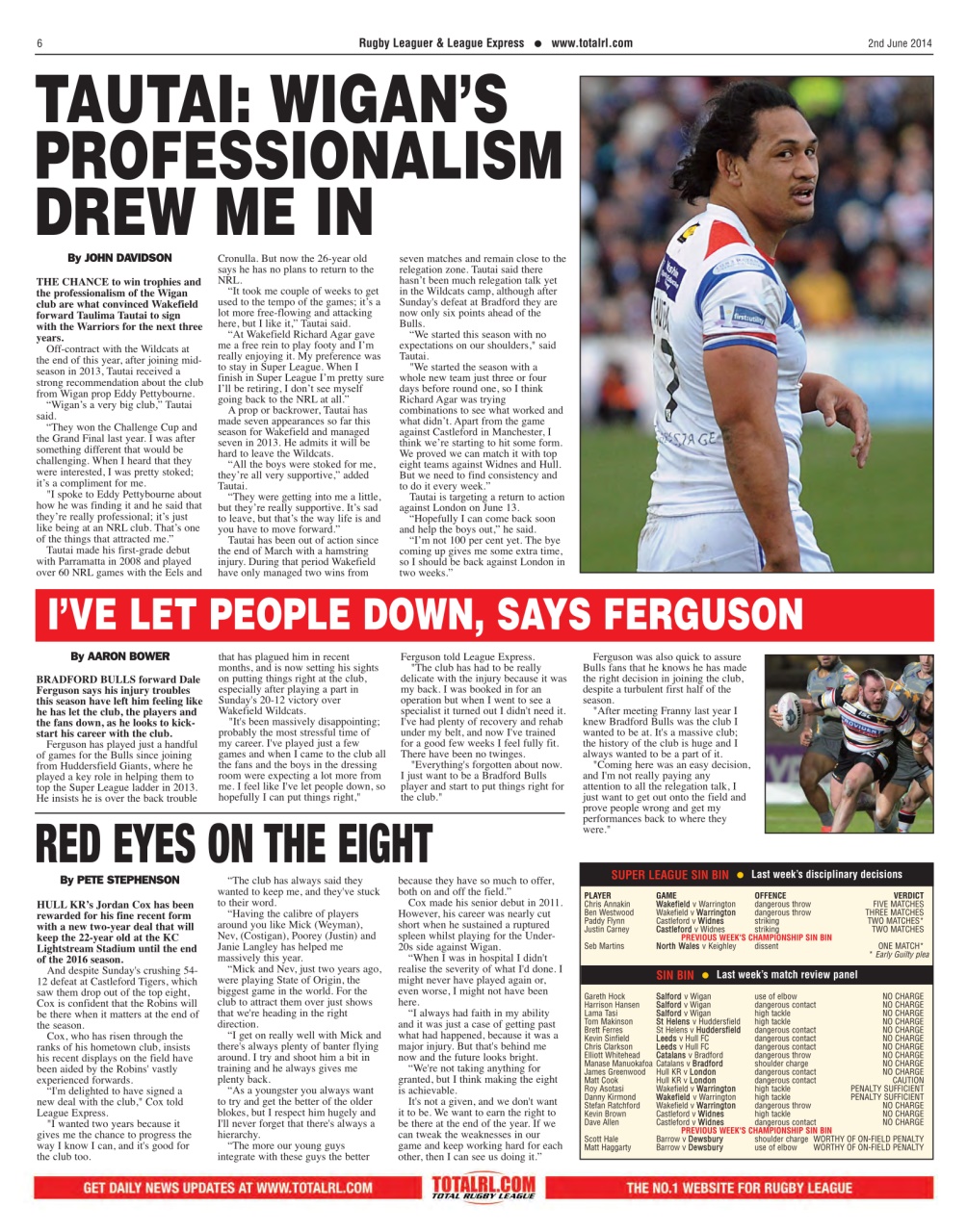 League Express Preview Pages