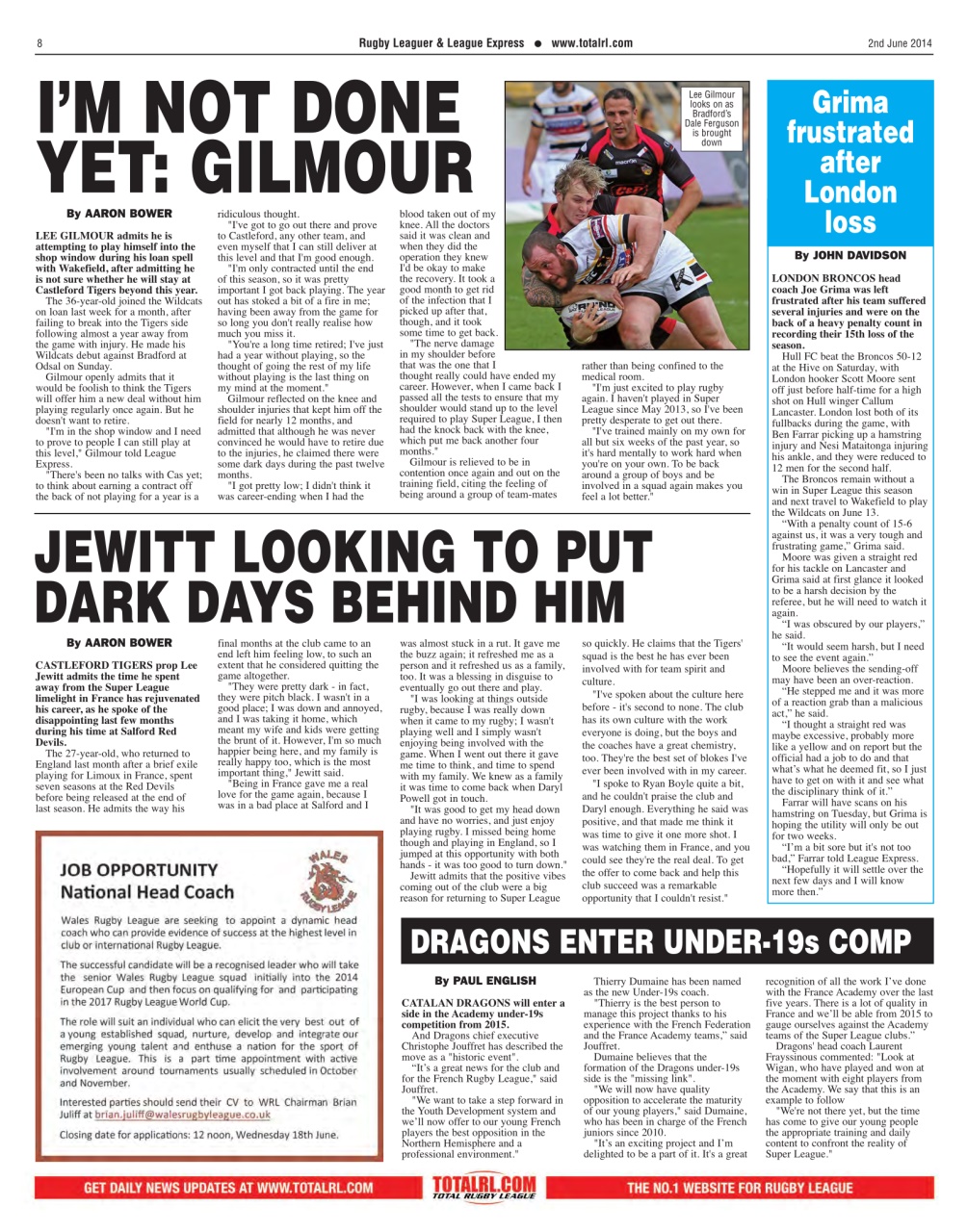 League Express Preview Pages