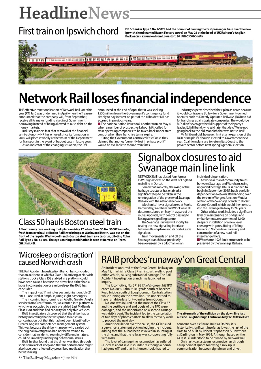 Railway Magazine Preview Pages