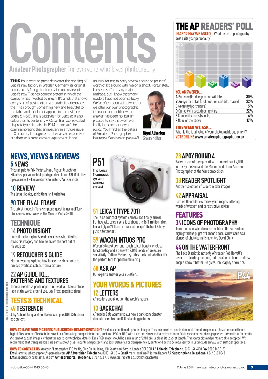 Amateur Photographer Preview Pages