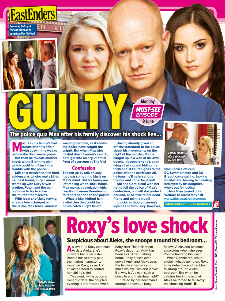 What's on TV Preview Pages