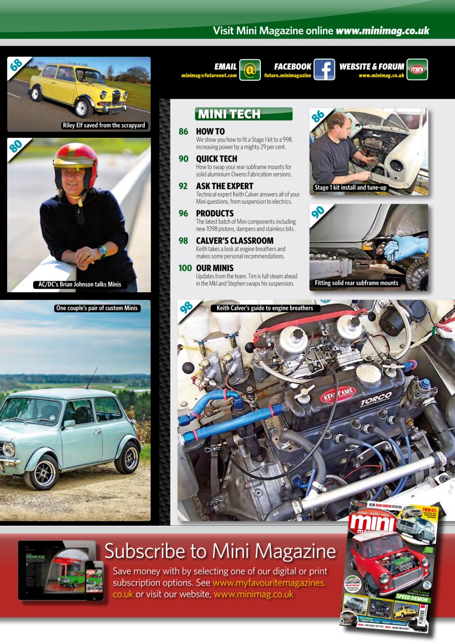 Mini Magazine Preview Pages