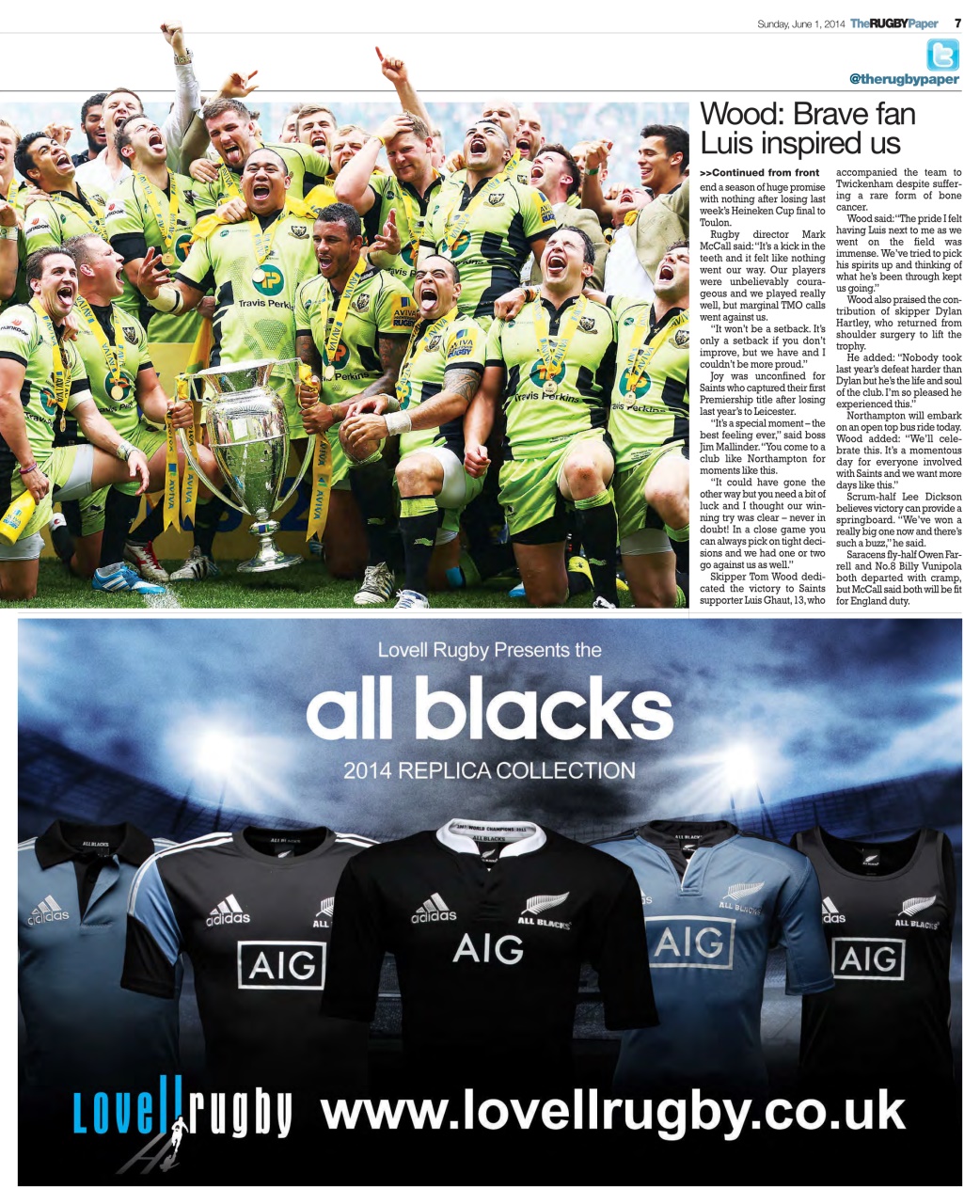 The Rugby Paper Preview Pages