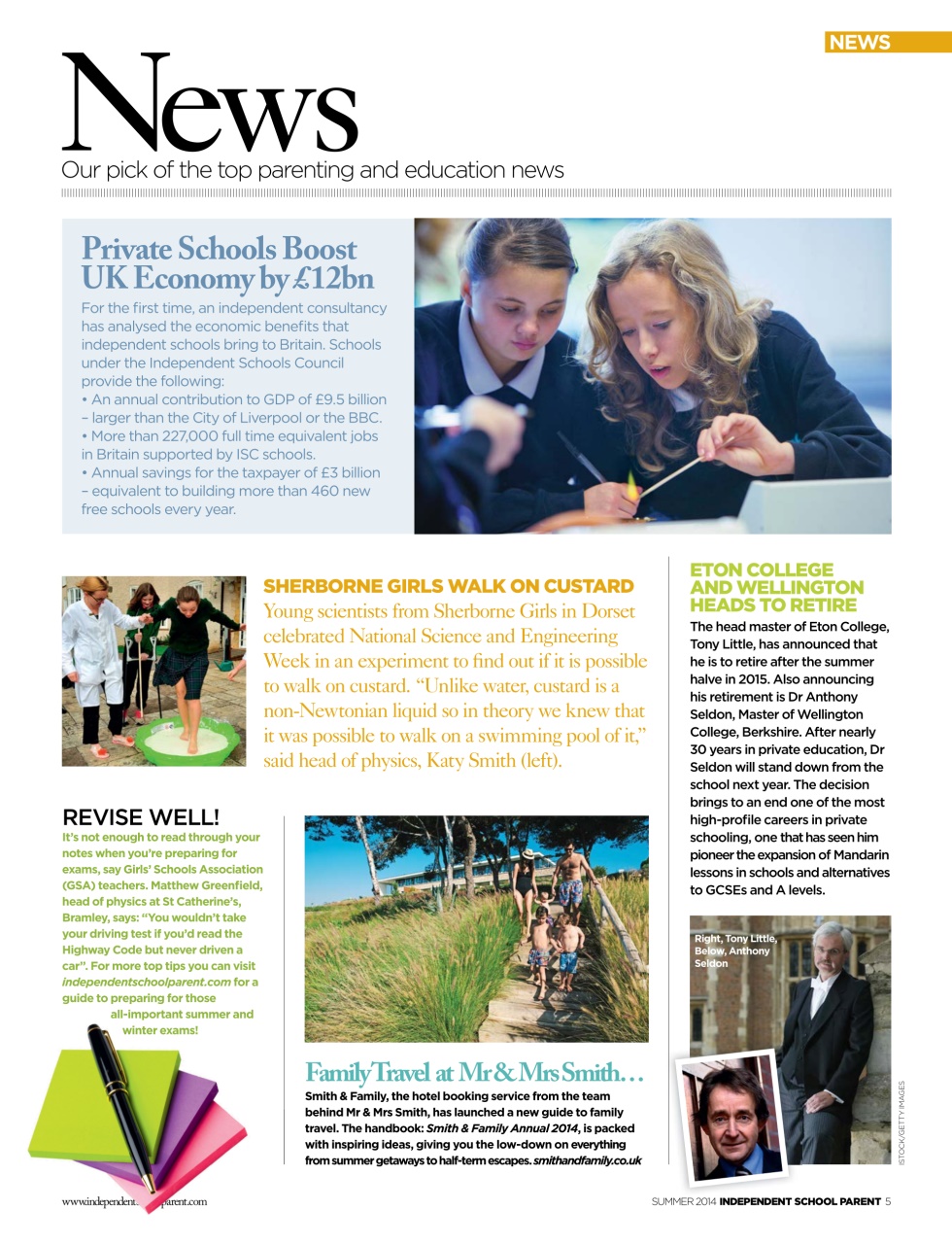 Independent School Parent Preview Pages