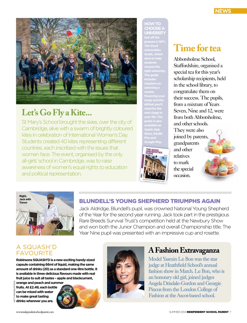Independent School Parent Preview Pages