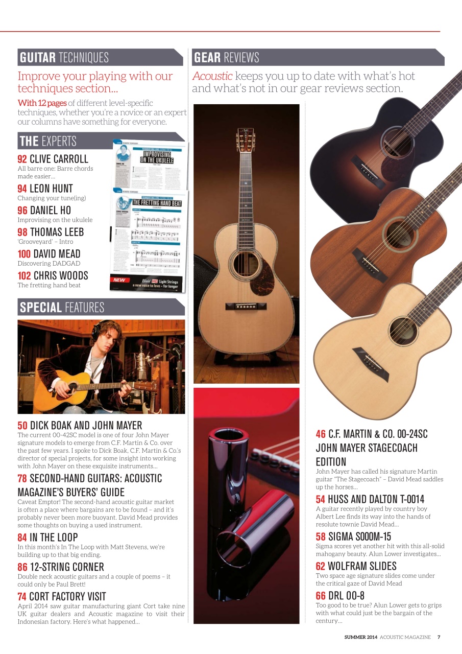 Acoustic Preview Pages