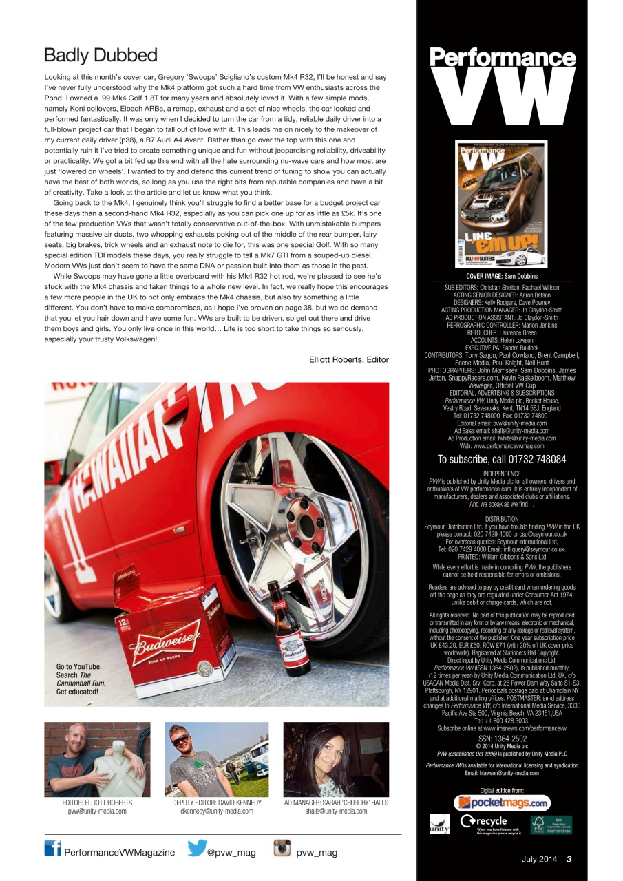 Performance VW Preview Pages