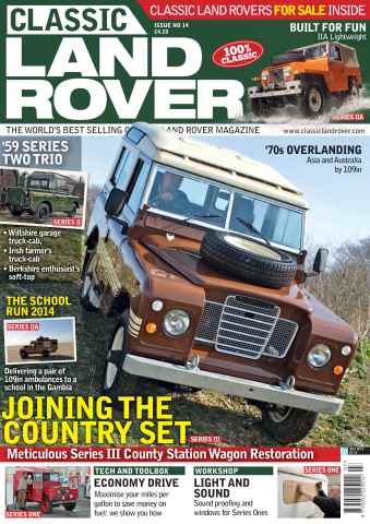 Classic Land Rover Magazine issue July 2014