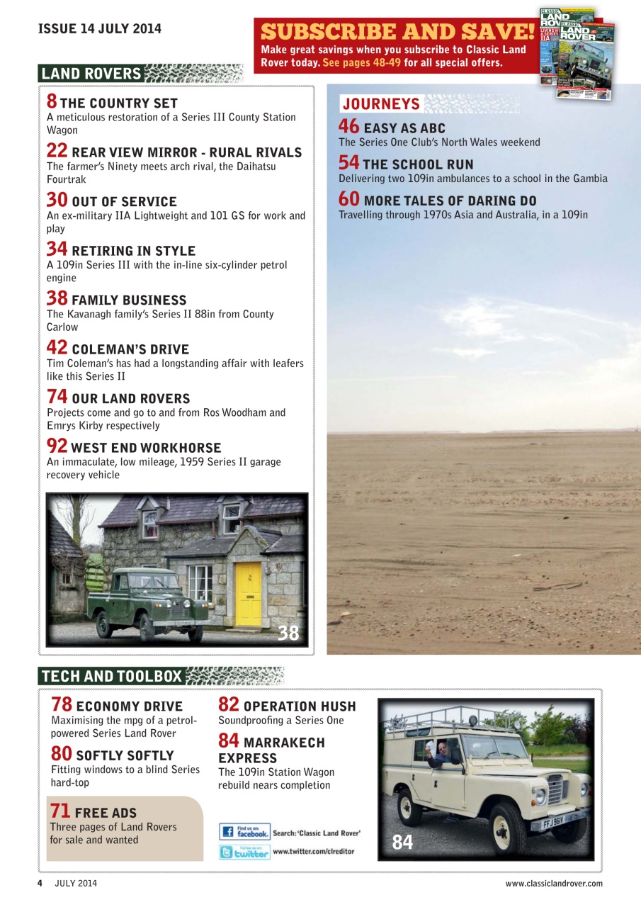 Classic Land Rover Magazine Preview Pages