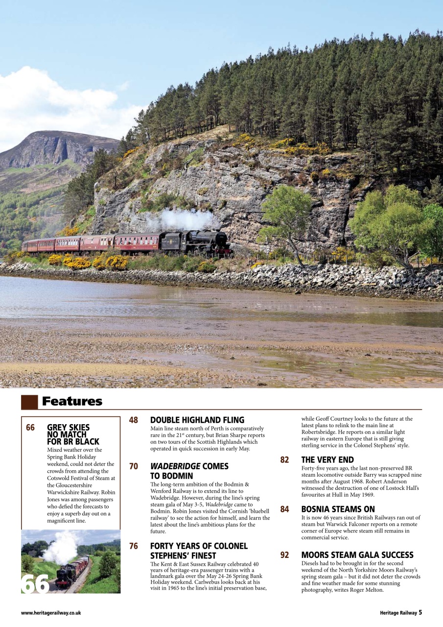 Heritage Railway Preview Pages