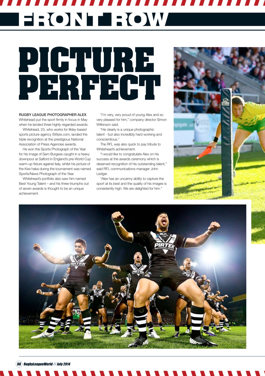 Rugby League World Preview Pages