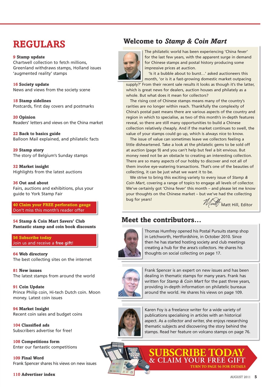 Stamp Collector Preview Pages