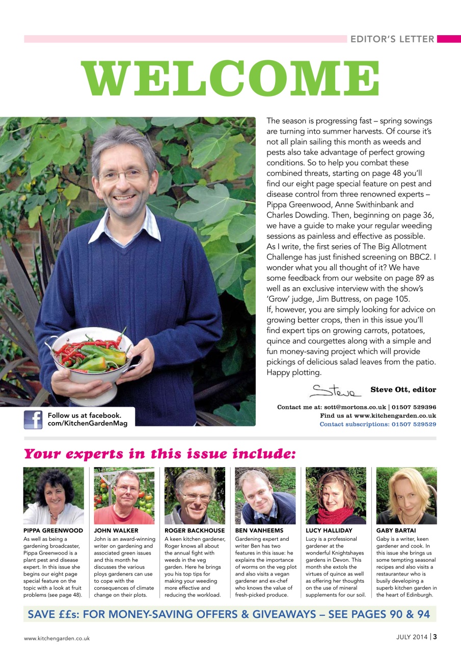 Kitchen Garden Magazine Preview Pages