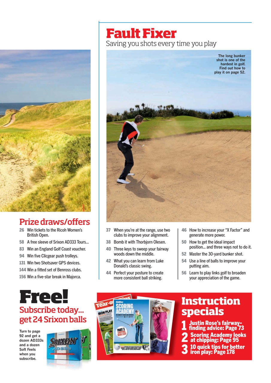 Today's Golfer Preview Pages