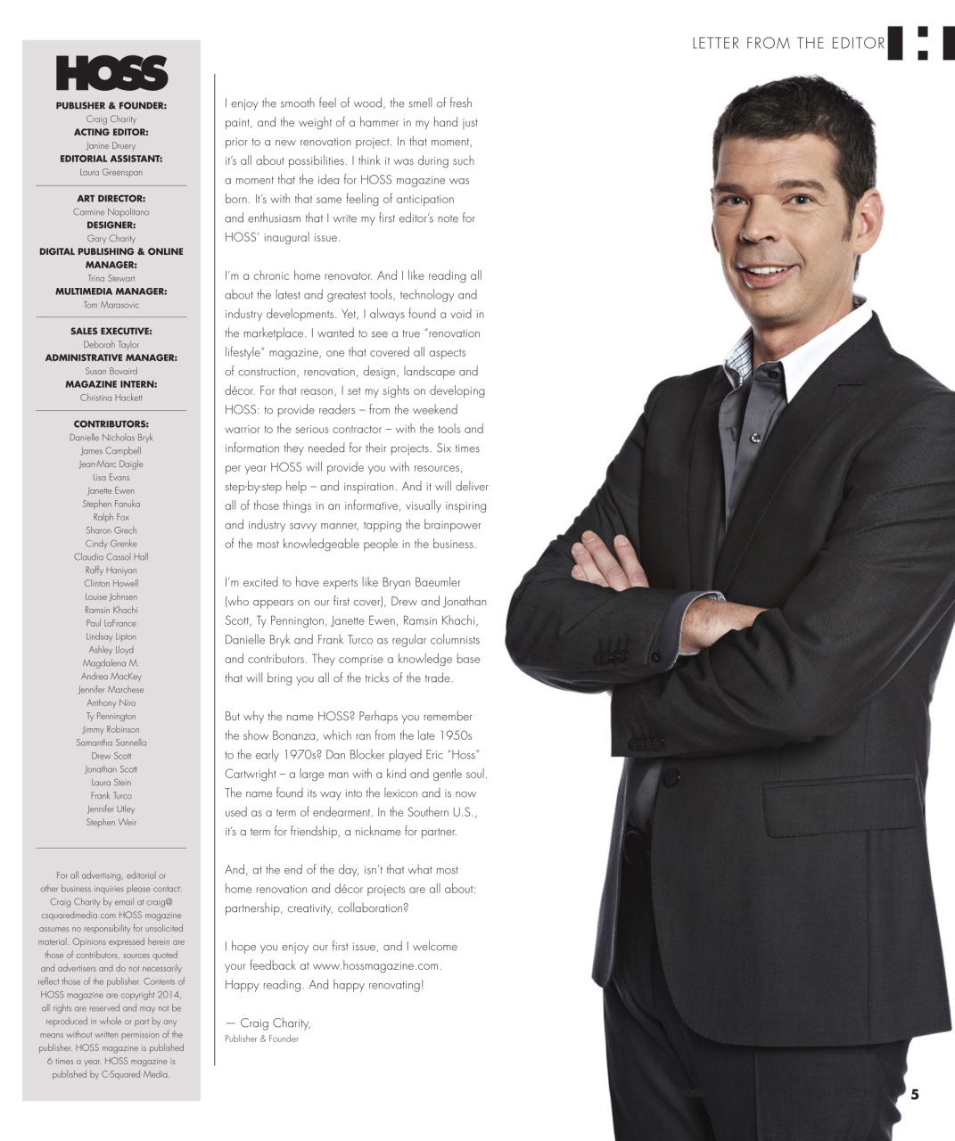 HOSS Magazine Preview Pages