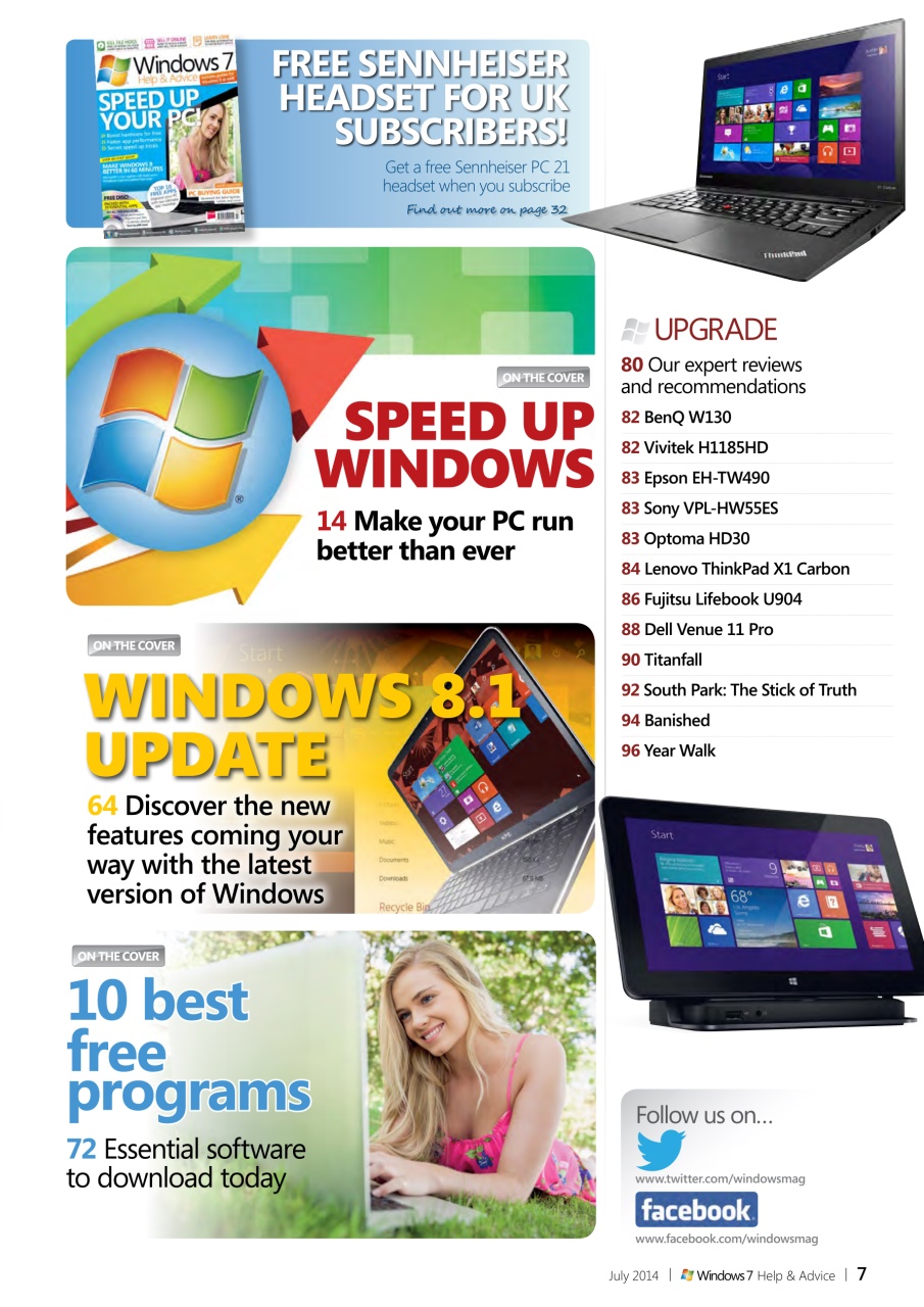 Windows Help & Advice Preview Pages