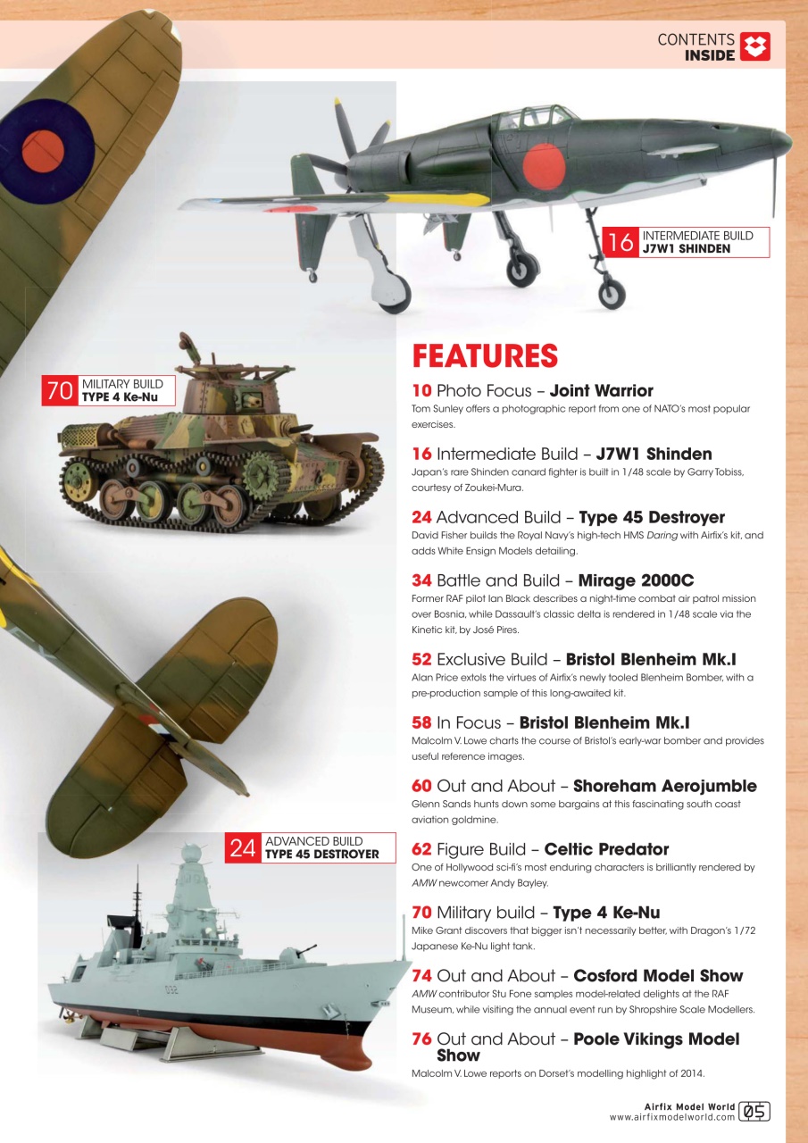 Airfix Model World Preview Pages
