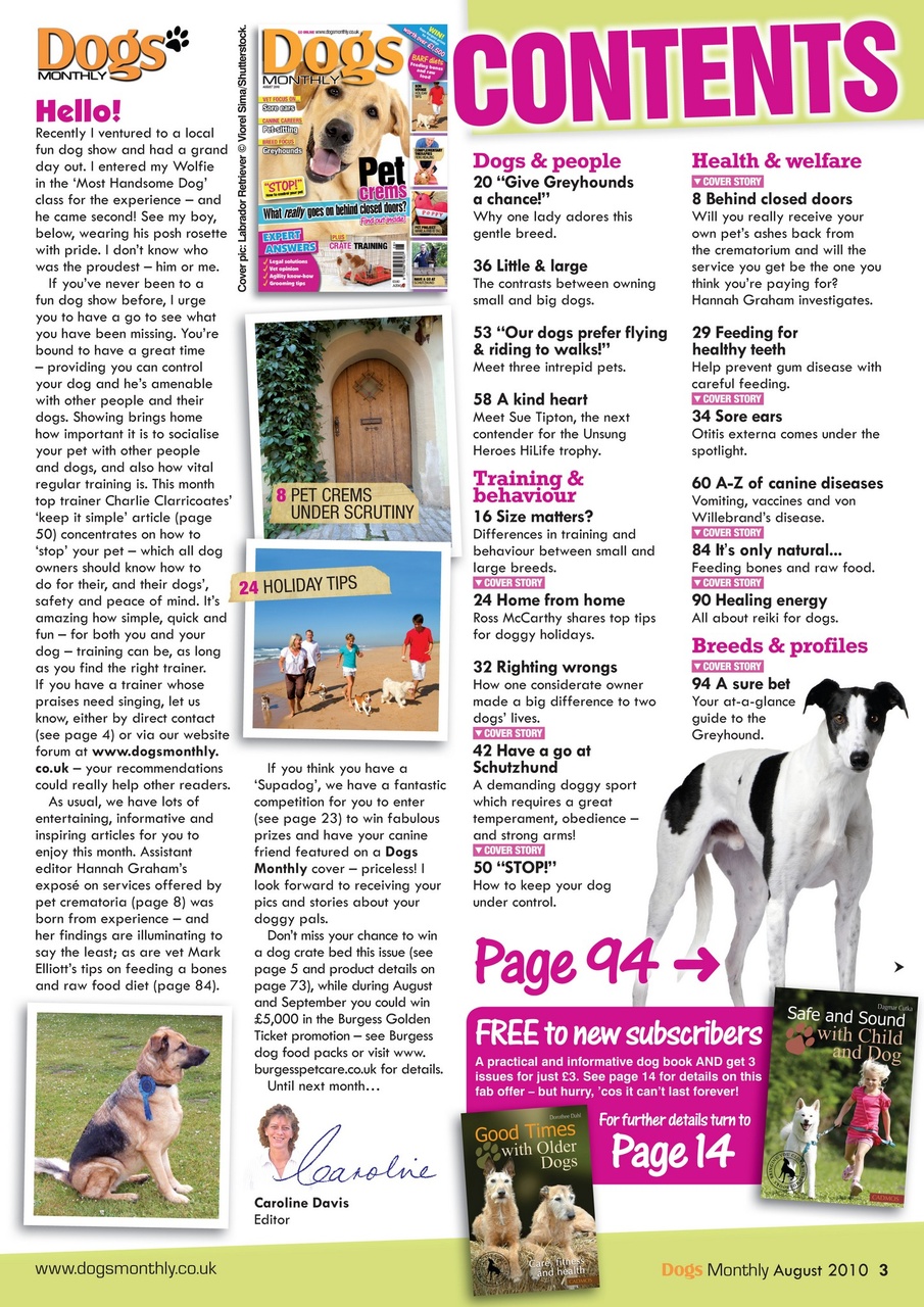 Dogs Monthly Preview Pages