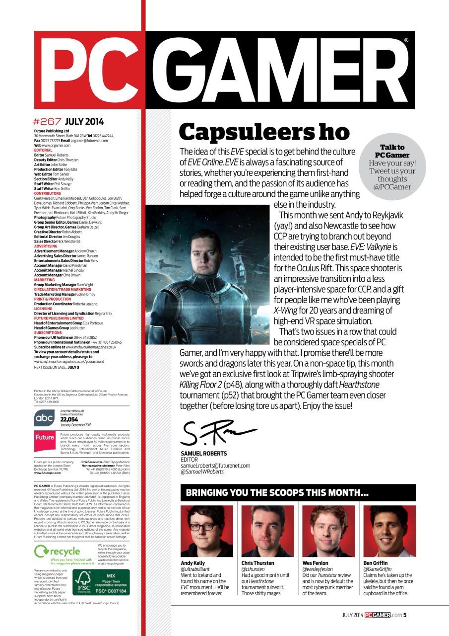 PC Gamer (UK Edition) Preview Pages
