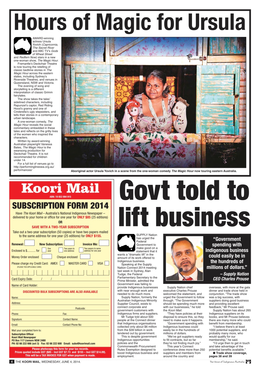 Koori Mail Preview Pages